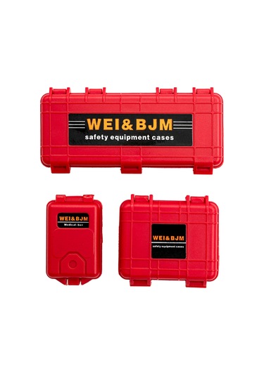 Jeehugo 1/10 Ölçekli Rc Araçlar İçin Abs Simülasyonlu Bagaj Seti 3 Adet - Trax4, Axial Scx10 90046/90047, Rr10 Uyumlu