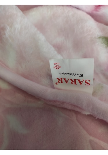 Sarar Battaniye Sarar Çift Kişilik Battaniye Vals Pembe Pembe