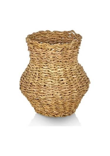 Dekoratif Sepet Bombeli Saksılık 25 Cm