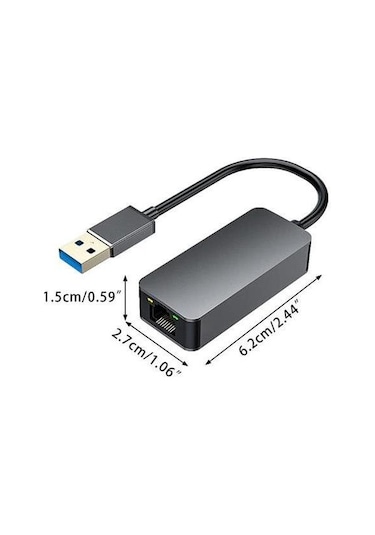 Usb To Ethernet 2500mbps 2.5g Lan İnternet Çevirici Dönüştürücü