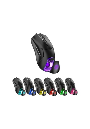 Reedark Hxsj T40 T40 Kablosuz  2.4g+bt5.1+bt5.1 Usb Alıcı Üçlü Modlu  7 Rgb Işıklı Oyun Fa