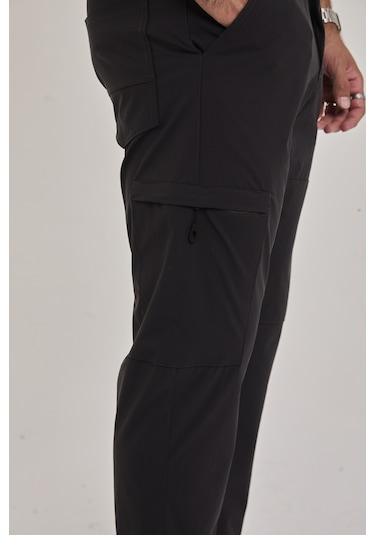 Camp529 Outdoor Tactical Su İticili Likralı Yazlık Erkek Taktik Pantolon Siyah