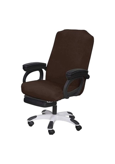 Novahub Koyu Kahverengi S/m/l Boyutları Ofis Streç Spandex Sandalye Anti-kirli Bilgisayar Koltuğ Kapak Ofis Koltuğu Koltuk Örtüsü 55794189 DiğER