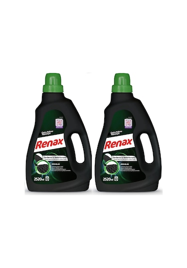 Renax Siyahlar için Sıvı Çamaşır Deterjanı 2 x 2520 ML