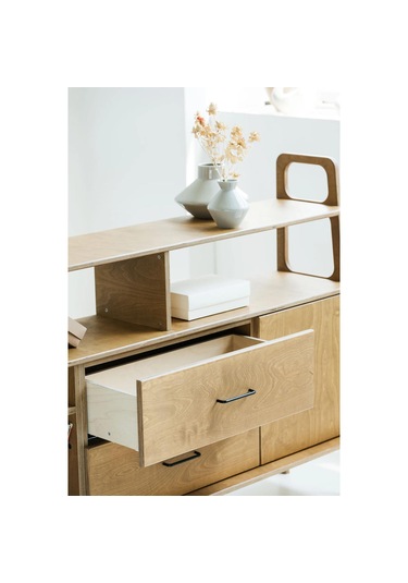 Woodesk Riva, Ahşap, Dolap Ve Konsol, 170x115, Natural Renk