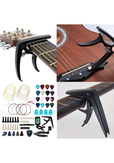 Homyl 66x Gitar Köprü Pimleri Dize Mandalları, Seçtikleri Tek 66 Adet