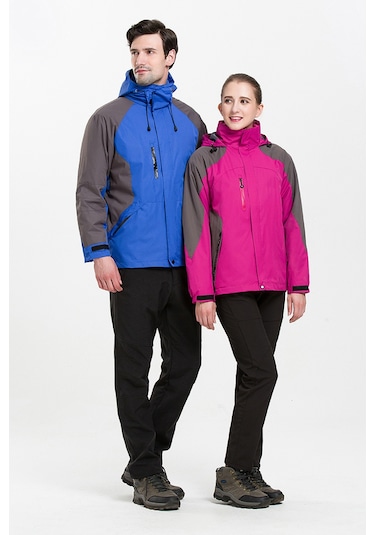 Kadın Outdoor Su Geçirmez Ceket Siyah Siyah