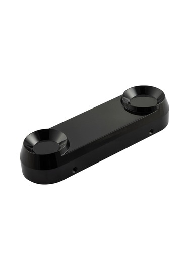 Vespa ET2-ET4-LX-​GTS-​GTV-​Primavera-​Sprint Ön Salıncak/Çatal Kapak Alüminyum *Parlak Siyah* (2017-  ) / SIP PORDOI