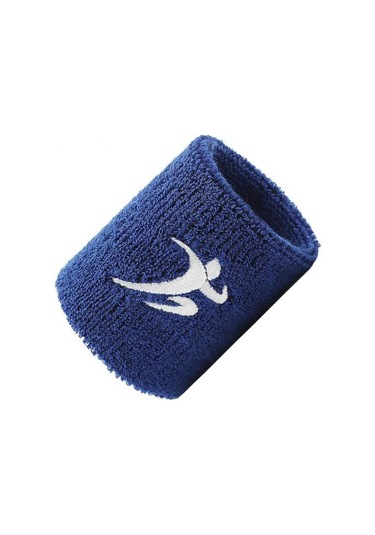 Bir Boyut-1pcs Spor Ter Emici Bileklik Bilek Brace Wrap Destek Bandı Basketbol Tenis Bisiklet Spor Nefes Alabilen Bilek Koruyucusu-2 Çok Renkli