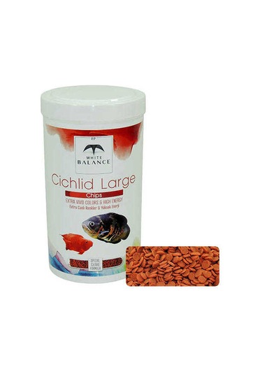 White Balance Cichlid Large Balık Yemi 1000 ML