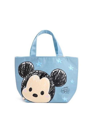 Novahub Yemeği Yalıtımlı Öğle Minnie Mickey Isı Dinosaurs Çantası-mavi Altın Kj Altın
