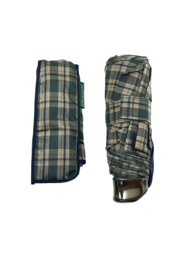 Baginn Snotline-april Mini Bayan Şemsiye Manuel Açılır-kapanır 90 Cm Çap Kapalı 20 Cm Cep Boy Vizon Ekose 001