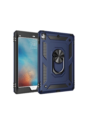 Apple Uyumlu iPad  9.7 2017 5.nesil - Zore Tablet Vega Kapak-mavi Tablet Kılıfı