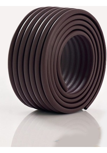 Evokids Çok Amaçlı Kauçuk Kenar Koruyucu Kahve 3 Adet Çok Renkli