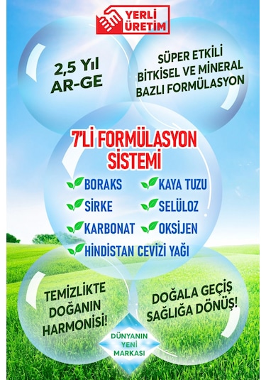 %100 Doğal Bitkisel Sıvı Jel Bulaşık Makinesi Deterjanı - Organik Portakal Yağlı