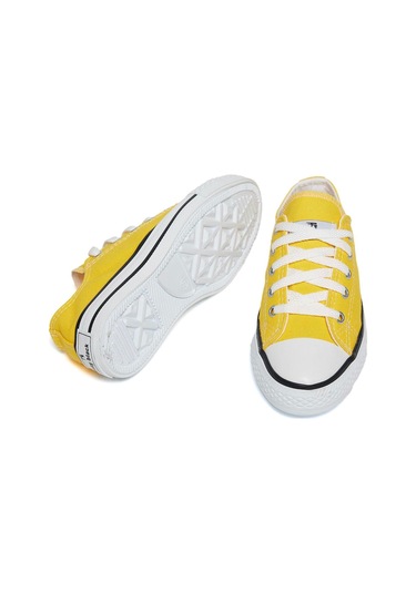 Rahat Kalip Bağcıklı Çocuk Unisex Sarı Spor Ayakkabı Tbh1427 Sarı