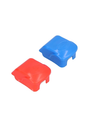 Suofeng Otomatik Ve Gemi Aküleri İçin Hızlı Montajlı Bakır Terminal Klipsi, 3 Saniyede Montaj, 17-19mm Pozitif/15-17mm Negatif, Şarj Ve Depolama İçin Uygun Kırmızı+mavi Kapaklı 2 Adet