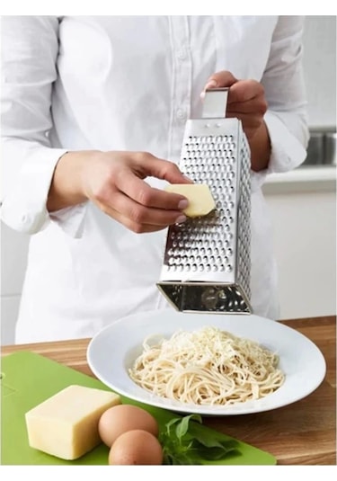 Mutfak Rende Paslanmaz Çelik 12 Cm X 10 Cm X 20 Cm Çok Renkli