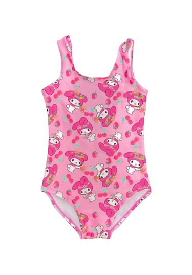 Petityu Sanrio My Melody Pembe Kız Çocuk Mayo Pembe