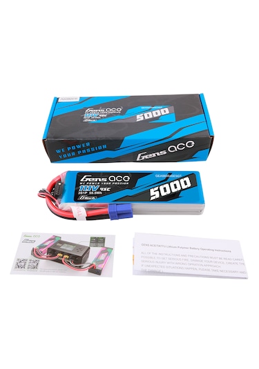 Gens Ace G-tech 3s 5000mah 45c Lipo Batarya