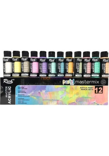12li 60cc Master Mix Pastel Akrilik Set