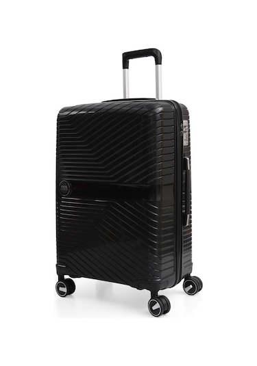 Ççs 5239 Polipropilen Büyük Boy Valiz Siyah Null