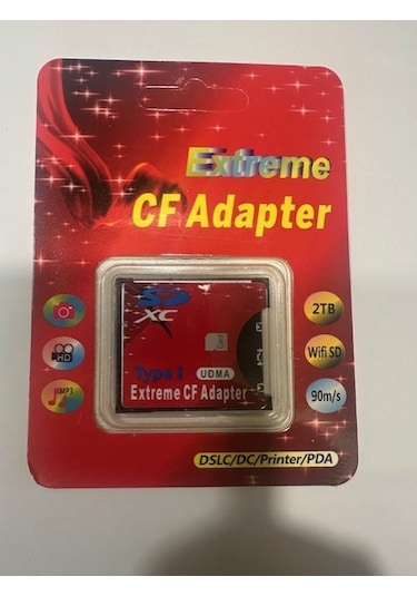 Sd Cf Adaptör Sd Kart Cf Çevirici Sd Hafıza Kartı Compact Flash Çevirici
