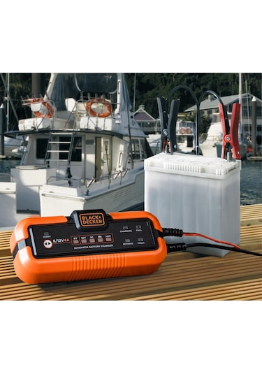 Black+Decker Bxa22 6V/12V 120A Akıllı Akü Şarj ve Akü Bakım Cihaz