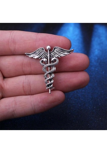 Gümüş Melek Kanatları Broş Moda Retro Erkekler Rozeti Yaka Pin Yüksek Kaliteli Alaşım Yılan Broş Giyim Aksesuarları Hediyeler Gümüş