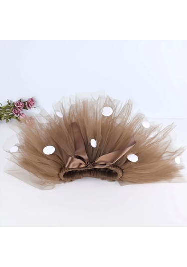 Kızlar Tutu Etek Çocuklar Cosplay Kabarık Kahverengi Geyik