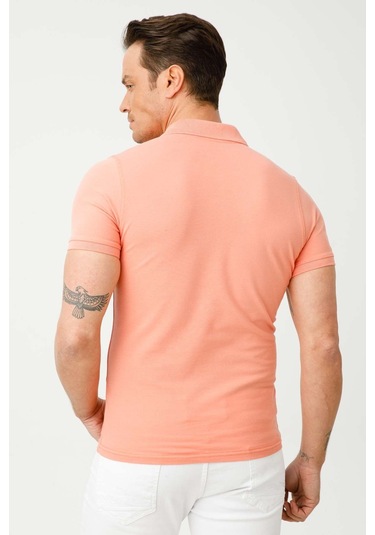 Igs Standart Erkek Polo Yaka Tişört Yavruağzı