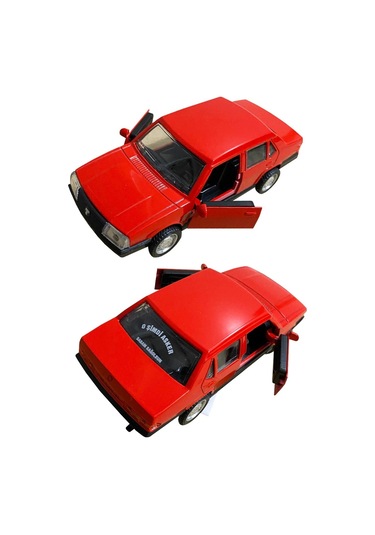 1/32 Ölçek Tofaş Şahin Metal Araba Sesli Işıklı 13 Cm Kırmızı