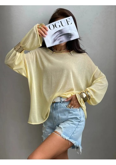 Altegro Yazlık Oversize Kazak 376553896