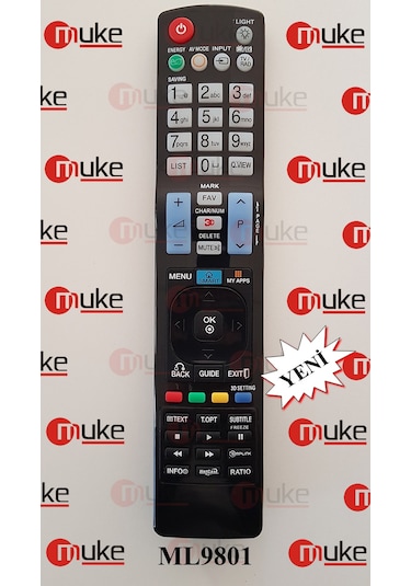 LG Uyumlu  LED LCD KUMANDASI IŞIKLI