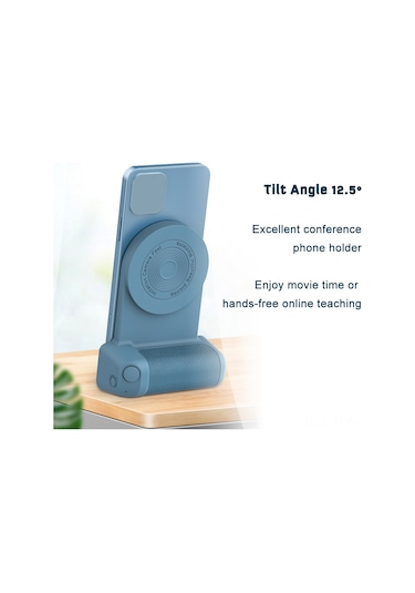 Tenfowee "manyetik Akıllı Telefon Tutuculu Kablosuz Şarjlı Video Çekim Kolu - 360 Dönebilir, Titreşim Önleyici"