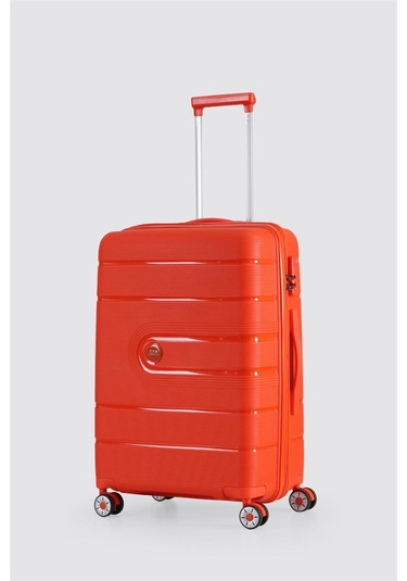 Ççs 5247 Polipropilen Orta Boy Valiz Turuncu