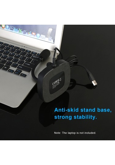 Yifomall Usb Bilgisayar Mikrofonu - 360 Yönlü, Dokunmatik Sessiz Düğmeli, Pc/laptop Uyumlu