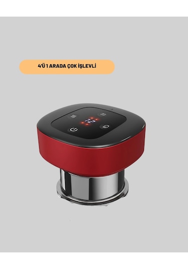 4 Ü 1 Arada Elektrikli Çukurluk Masaj Seti Isı Masaj Ve Kırmızı Işık Çok Renkli
