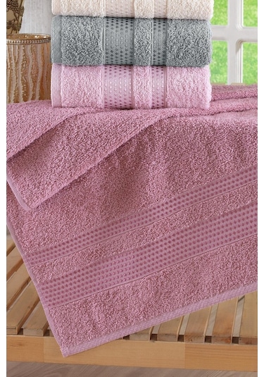 Stars 6'lı El & Yüz Havlu Seti 50 x 90 CM Çok Renkli