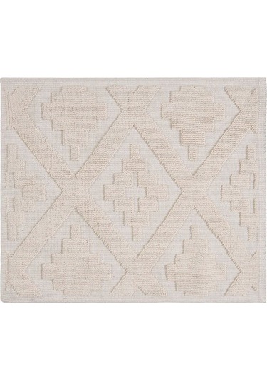 Evidea Soft Nil 2'li Banyo Paspası - Ekru - 60x100 Cm + 50x60 Cm Ekru