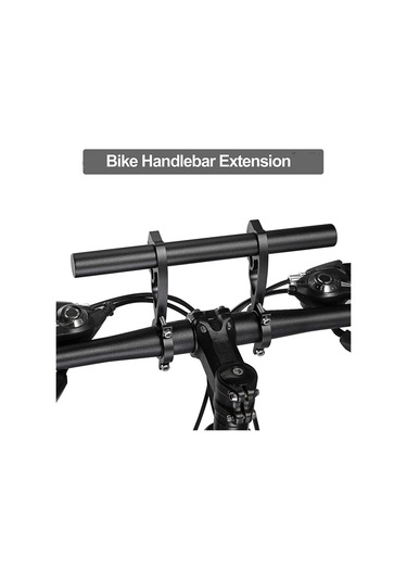 25 Cm Siyah Tüp Bisiklet Gidon Genişletici Dağ Bisikleti Bisiklet Far Raf Braketi Lamba El Feneri Tutucu Yurt Dışından A
