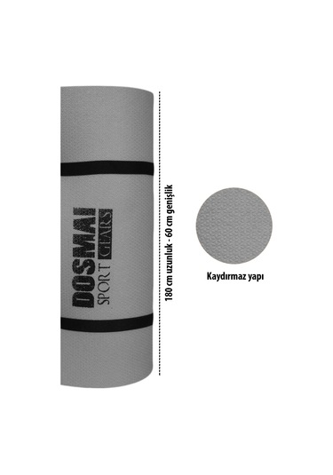 16 Mm Taşıma Askılı Çift Taraflı Iki Renk Kamp Pilates Minderi G