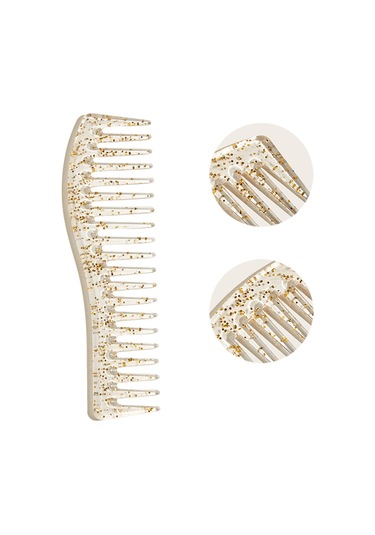 Hangfox Plastik Geniş Dişli Saç Tarzı Saçak, Ev Ve Salonu İçin Antistatik Saç Tarama Aleti