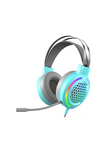 Padalink Rgb Işıklı 7.1 Usb Kablolu Oyun Kulaklığı - 50mm Hoparlör, Omnidireksiyonel Mikrofon, Müzik Ve Oyun İçin D立体 Ses, Mavi