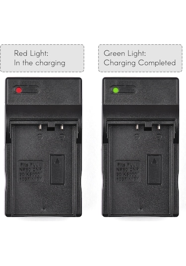 Monyee Np-120 Kamera Şarj Cihazı - Np60/cnp30/k5000 Uyumlu, 100-240v Giriş, 4.2v Çıkış, Siyah, 51g Ağırlık