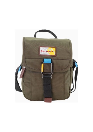 Discovery Icon Rfıd Korumalı Flap Over Utility 2.8l Kapasiteli Unisex Omuz Çantası Haki 1