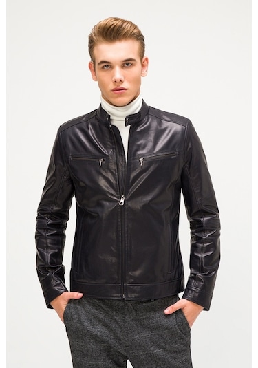 İkbal İkb-179 2 Renk Erkek / Hakiki Deri Mont/Ceket