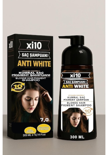 Xi10 Kumral 7.0 Beyaz Kapatıcı Şampuan 300 Ml.