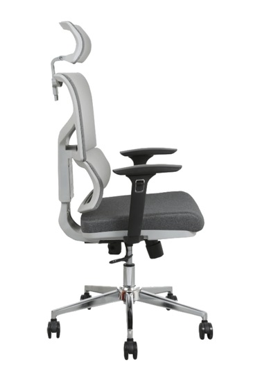 Hunt Mobilya Seman Siyah Fileli Ofis Yönetici Koltuğu Gri