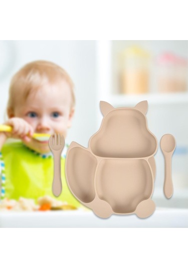 Suntek Silikon Bebek Tabağı Bej